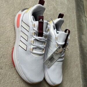 Adidas Womens Racer Tr23 White Running Shoes Size 7 (7362497)